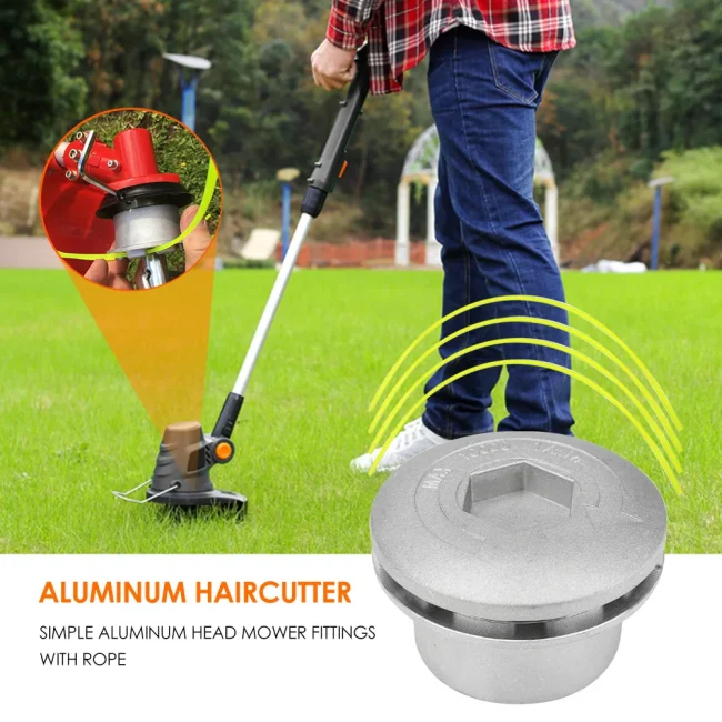 Aluminum Alloy Grass Trimmer Head with 3 Lines Brush Cutter Head Lawn ...